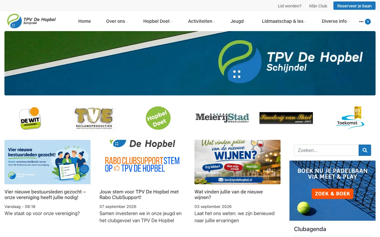 Tennis en Padel Vereniging "De Hopbel"