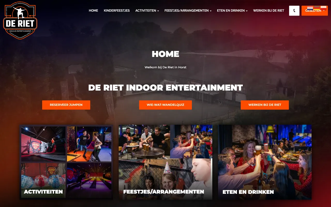DE RIET INDOOR ENTERTAINMENT PADELBANEN
