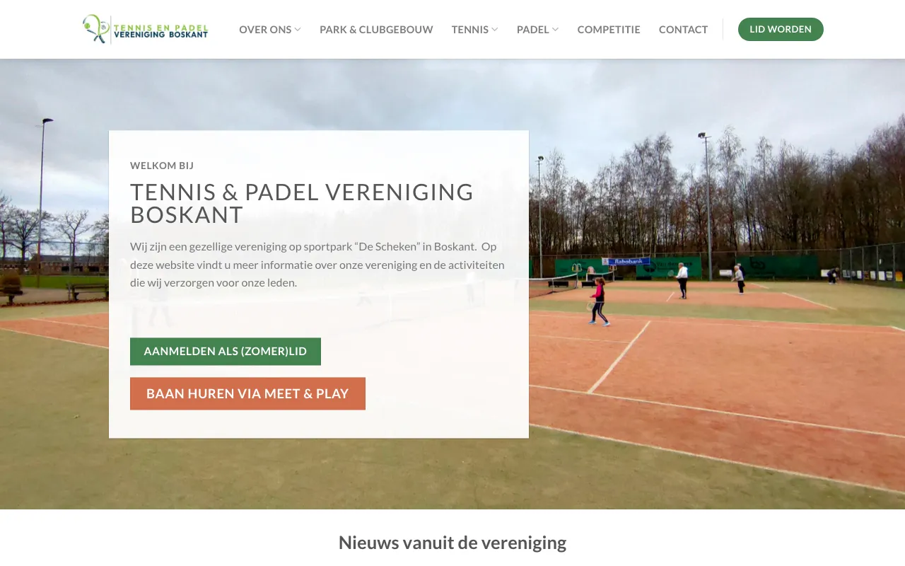Tennis & Padel Vereniging Boskant