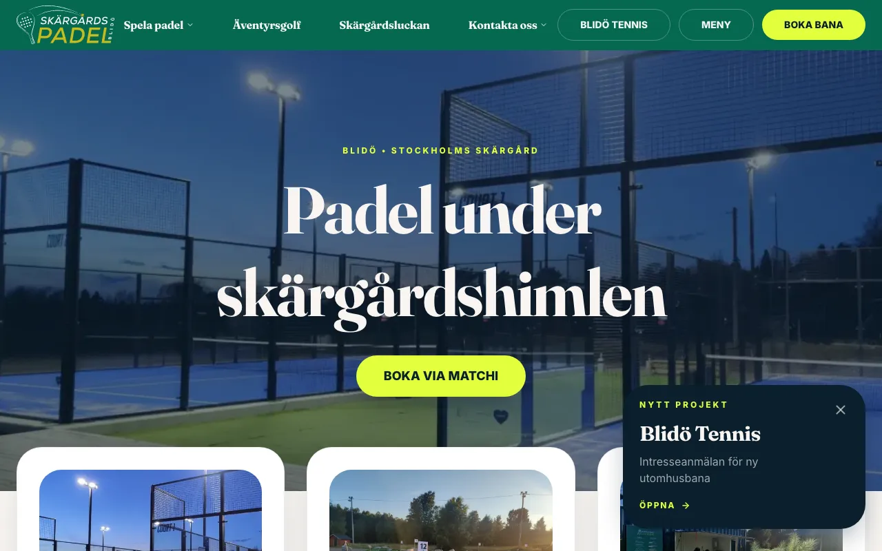 Skärgårdspadel Blidö