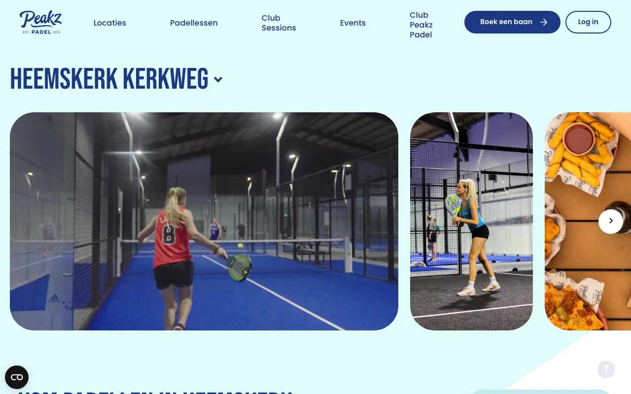 Peakz Padel Heemskerk Kerkweg | Padelclub