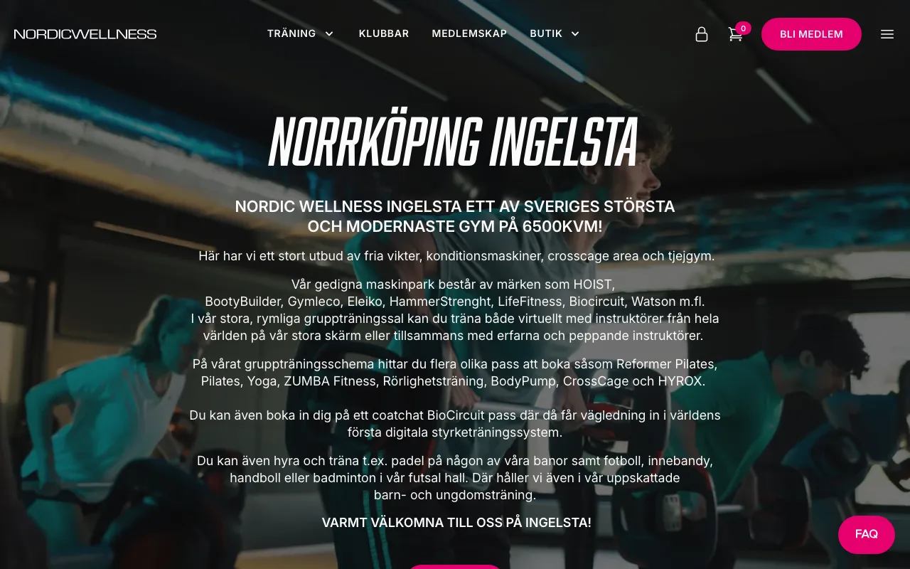 Nordic Wellness Norrköping Padel