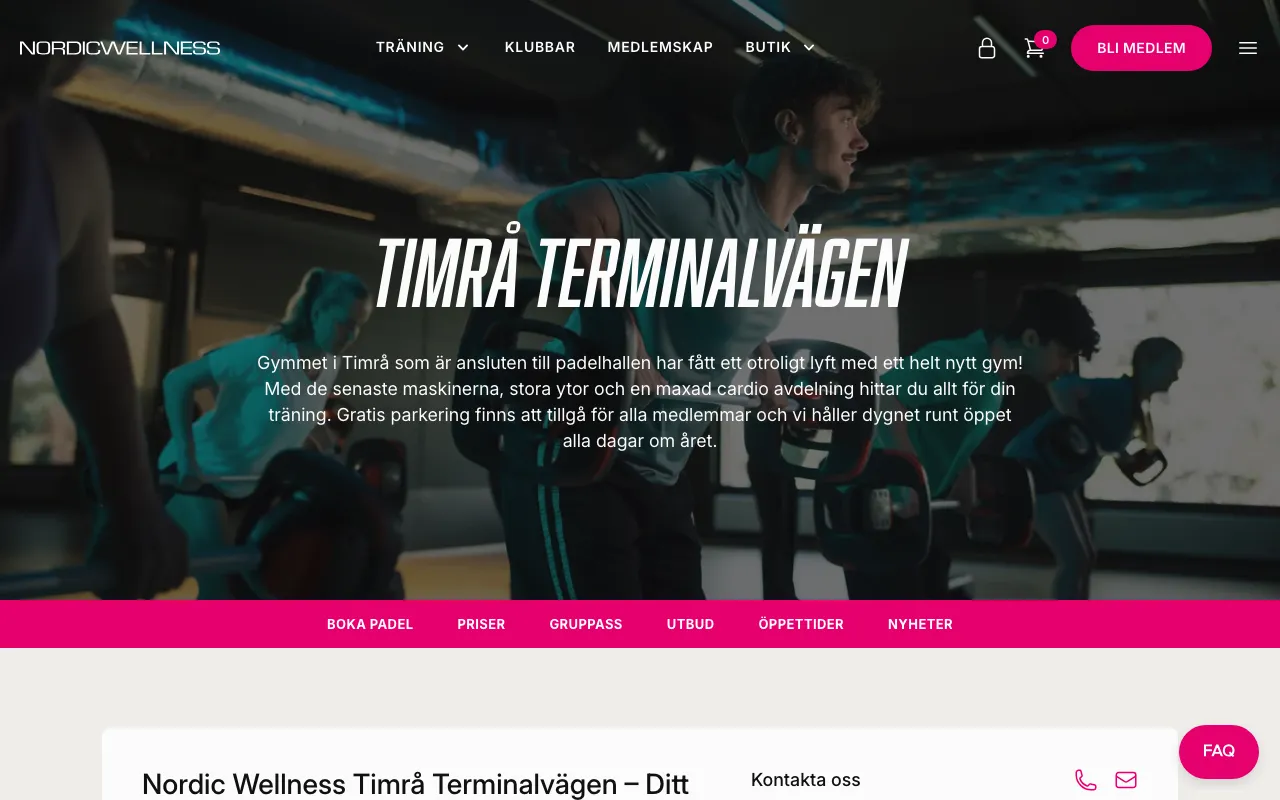 Nordic Wellness Timrå Terminalvägen