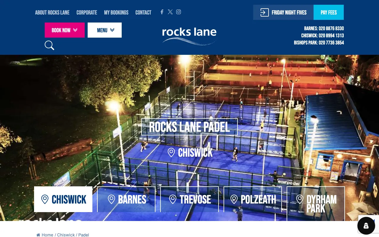 Rocks Lane Padel Tennis