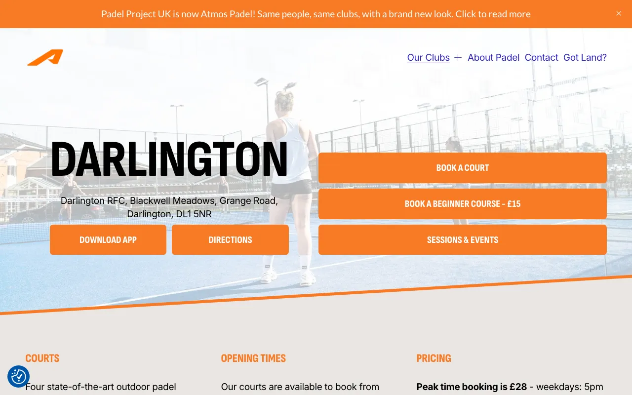 Atmos Padel Darlington