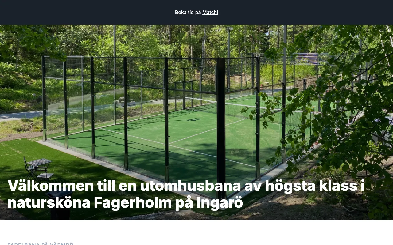 Ingarö Padel (Värmdö)