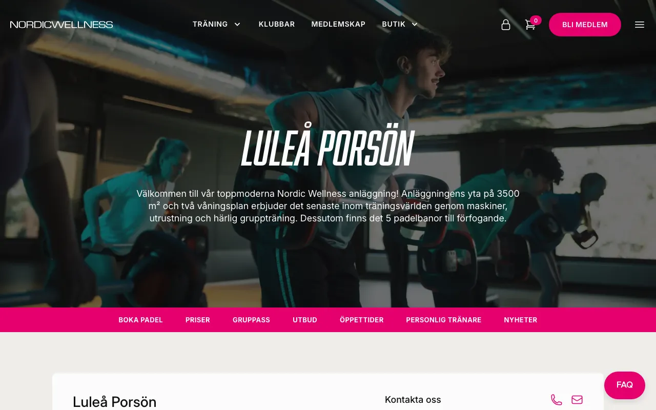 Nordic Wellness Luleå Porsön