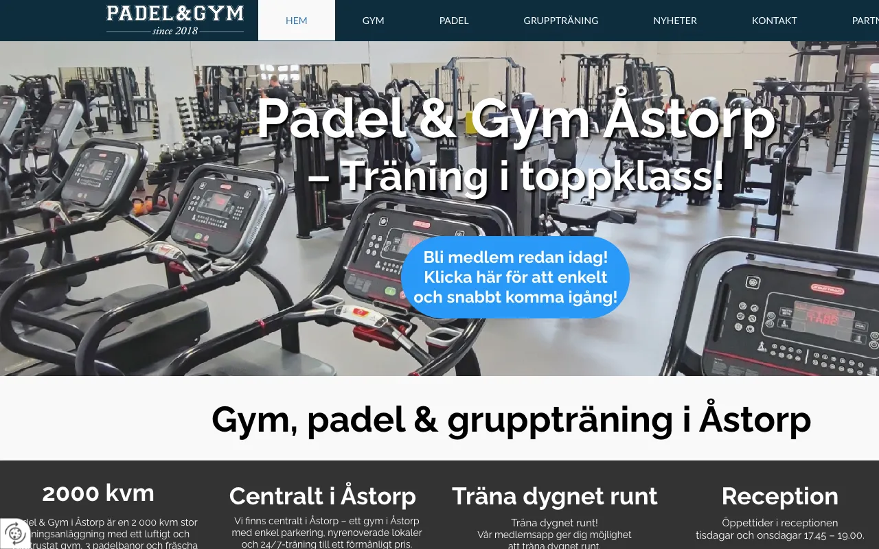 Padel & Gym i Åstorp AB