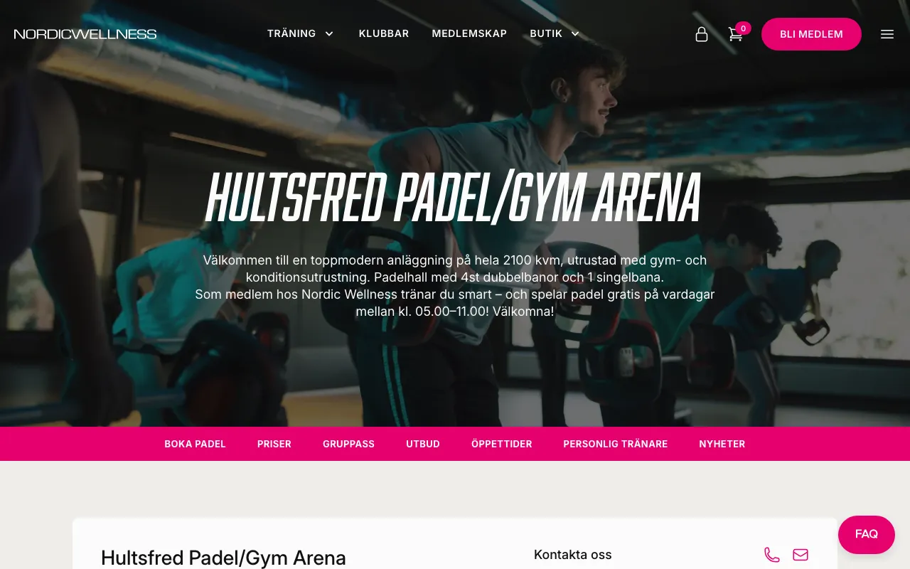 Nordic Wellness Hultsfred Padel Arena