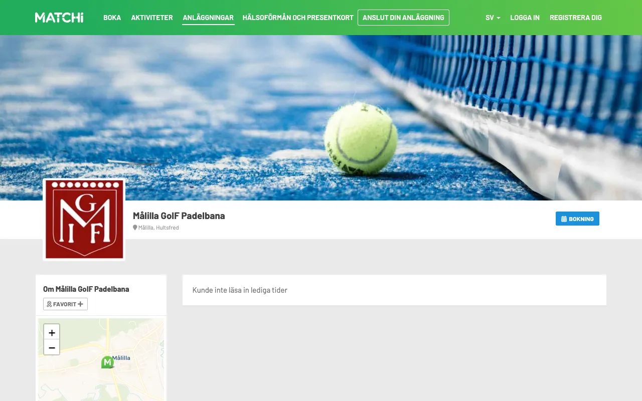 Målilla padelbana