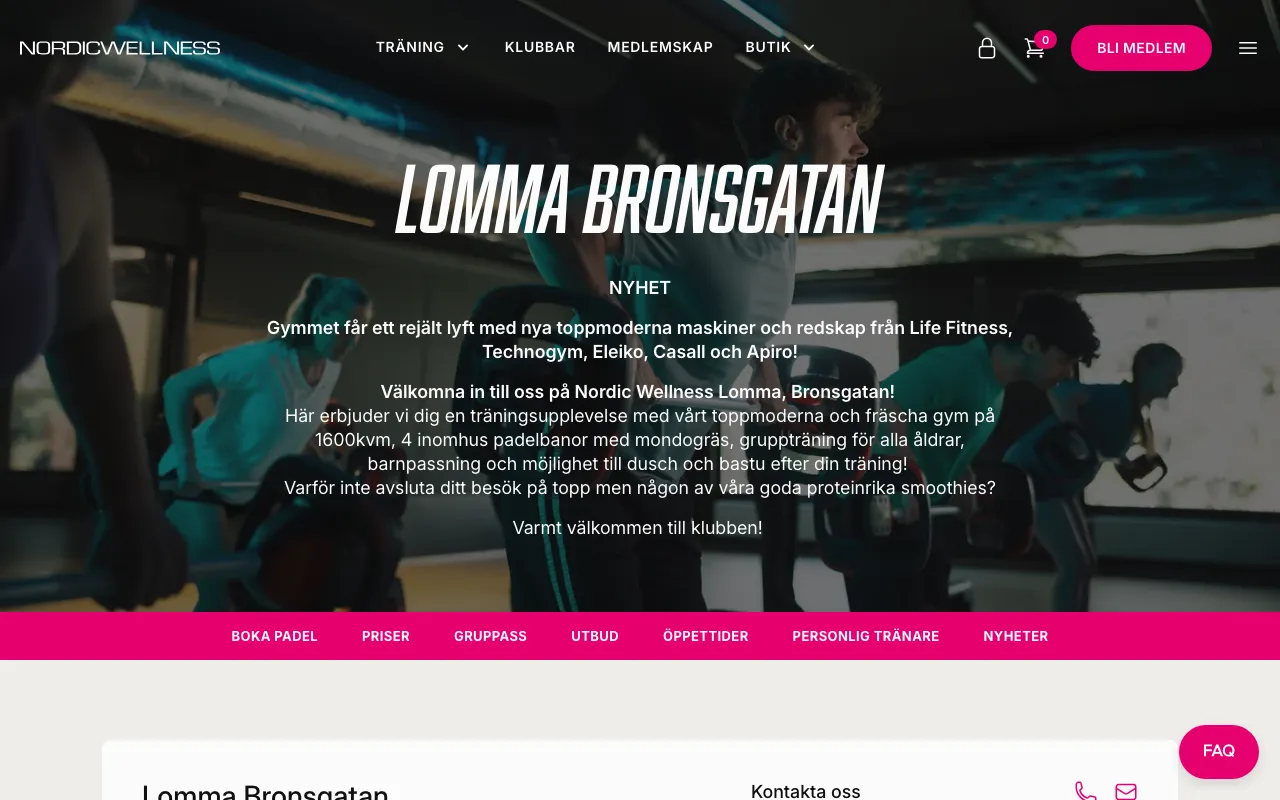Nordic Wellness Lomma Padel