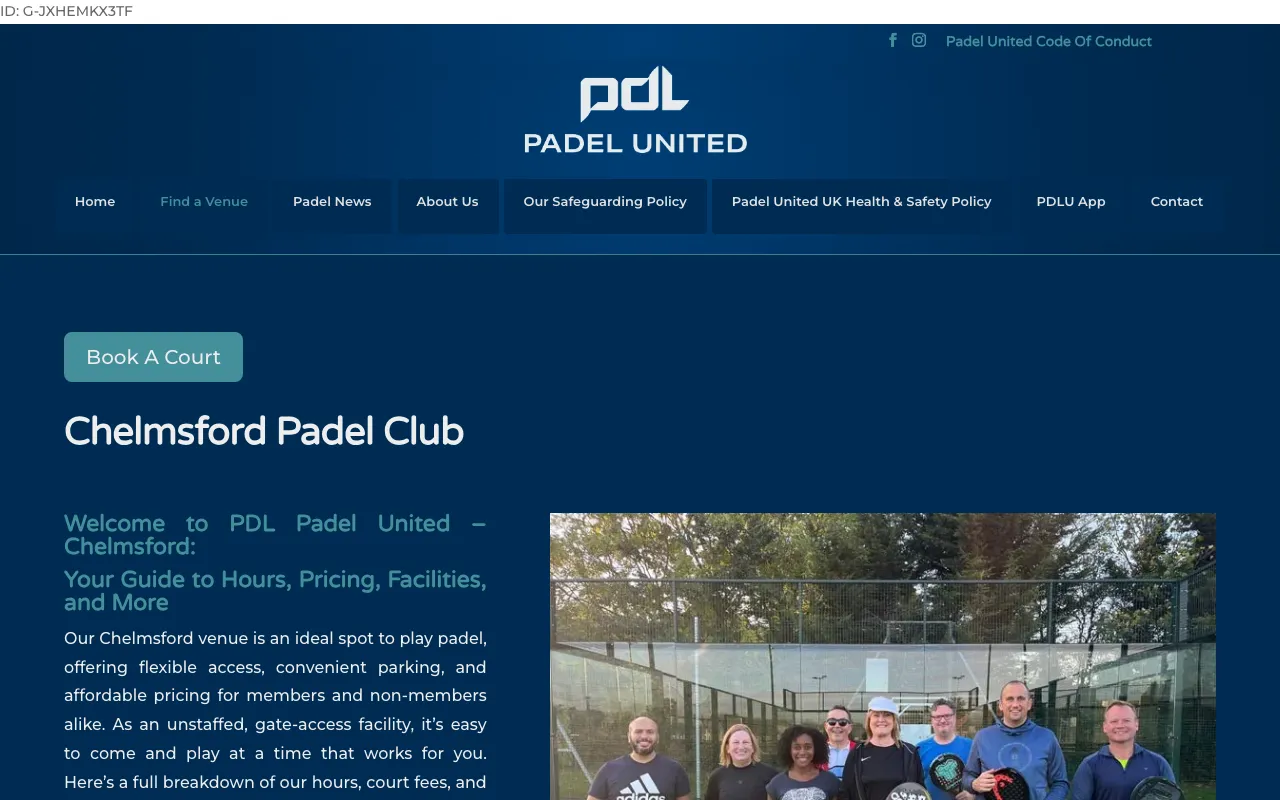 PDL Padel United - Chelmsford