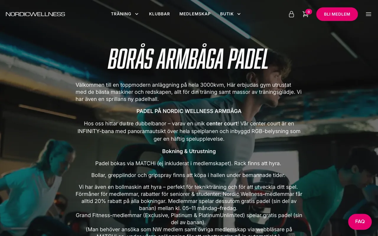 Nordic Wellness Borås Armbåga