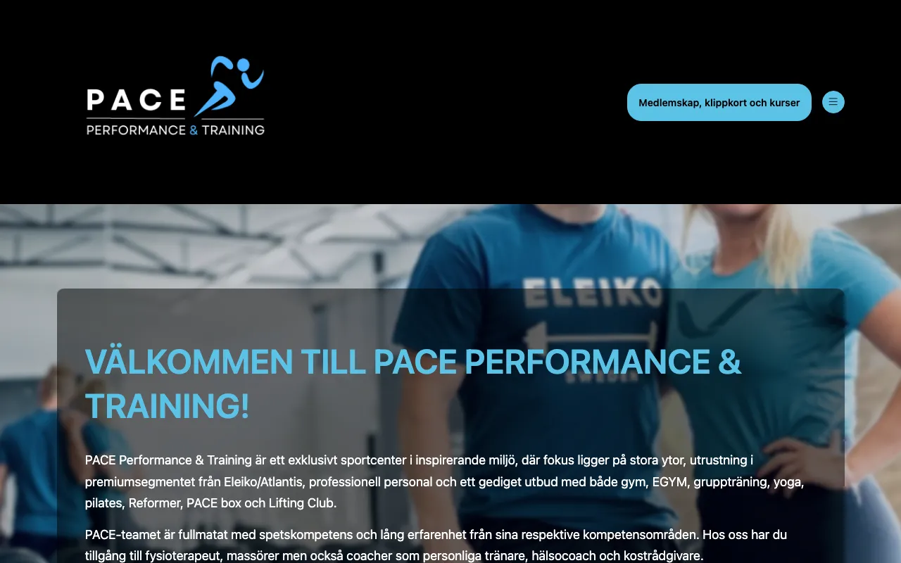 Pace Performance & Training