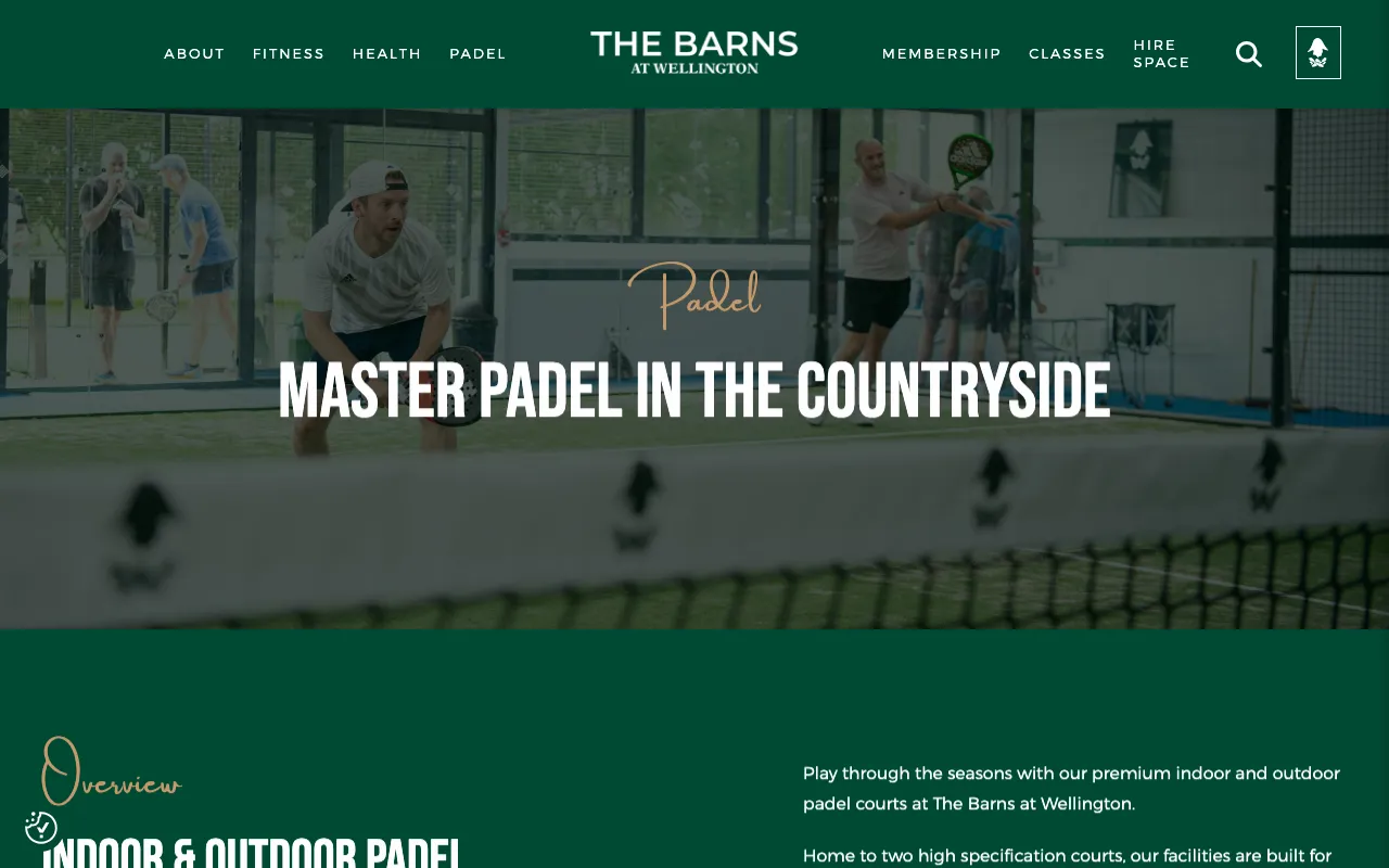 Padel Tennis at The Barns at Wellington