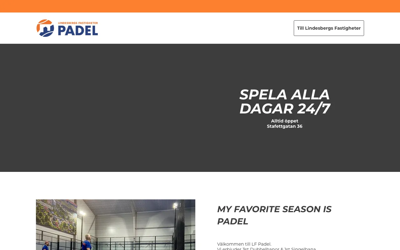 Lindesbergs fastigheter padel