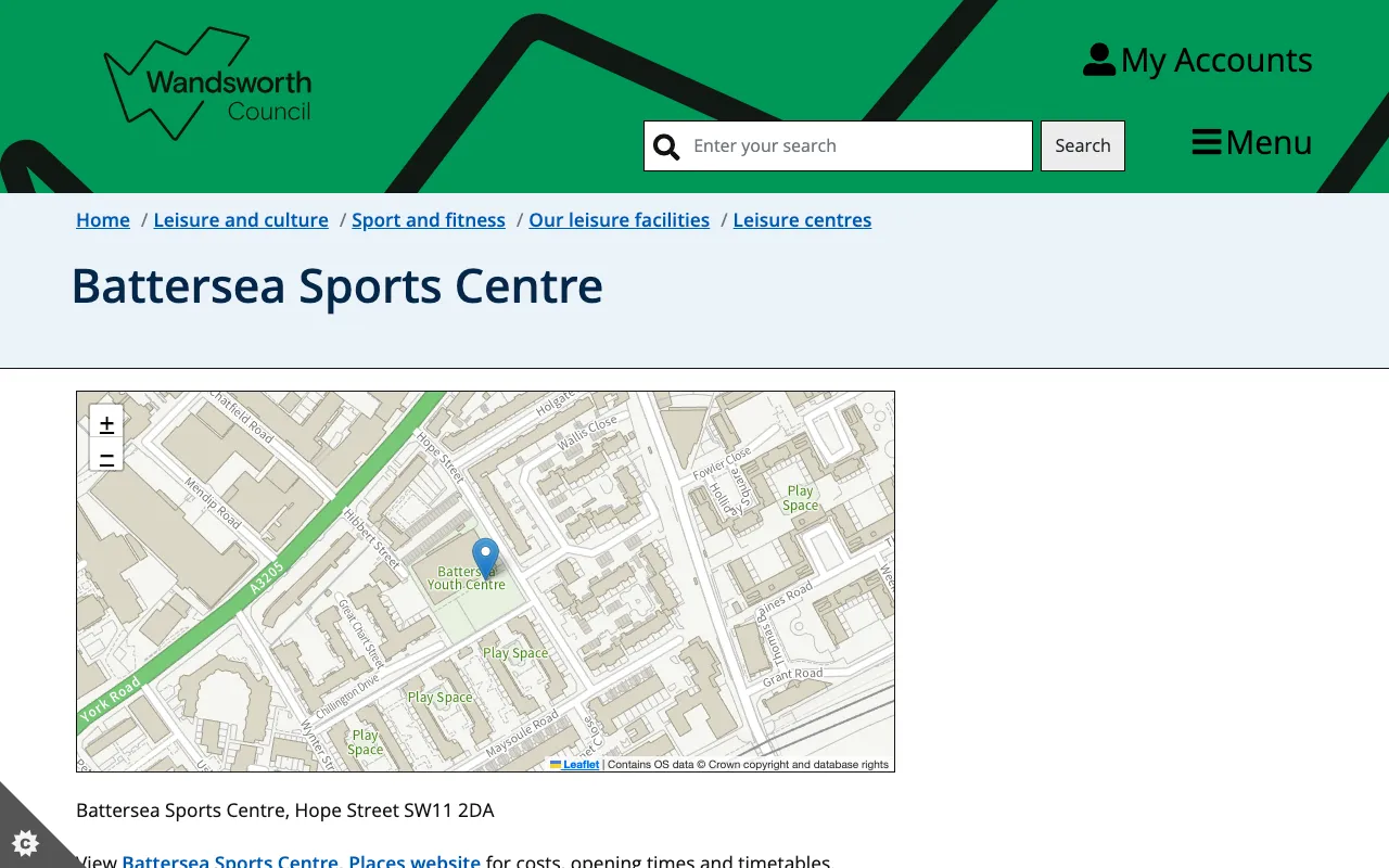 Battersea Sports Centre
